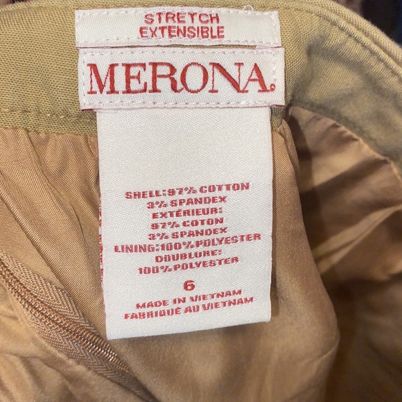 Ladies Like New MERONA Skirt in tan light brown cream color very classy sexy SP - Picture 6 of 6